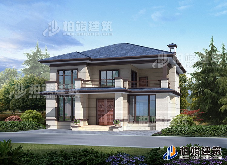 農(nóng)村二層小別墅設(shè)計圖，新中式風(fēng)格，這才是實用的好房！