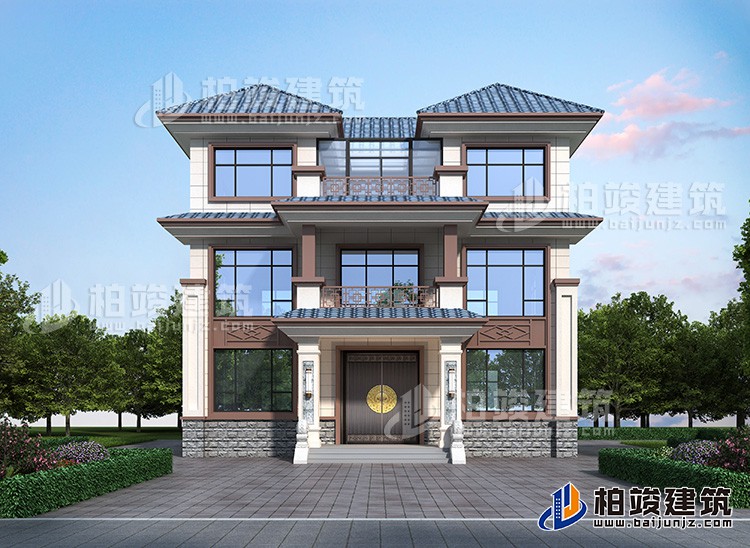 江西省余干區(qū)定制設(shè)計的自建房設(shè)計圖紙，很多人選擇的款式。