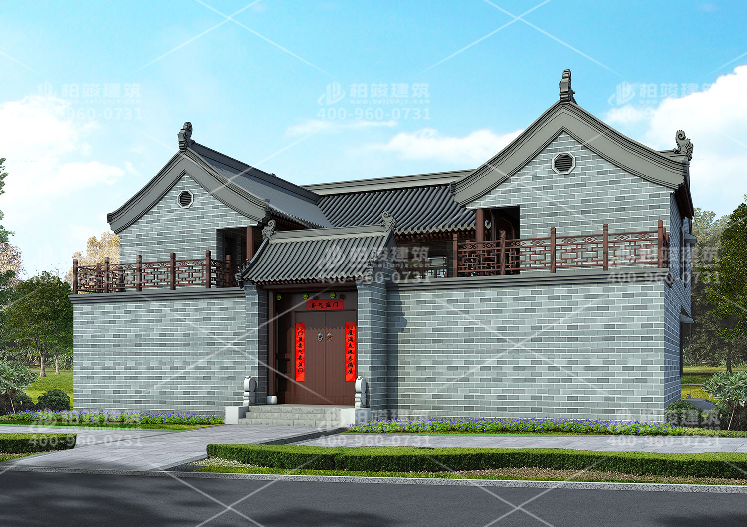 農(nóng)村自建房圖紙大全，中式風(fēng)格好房子。