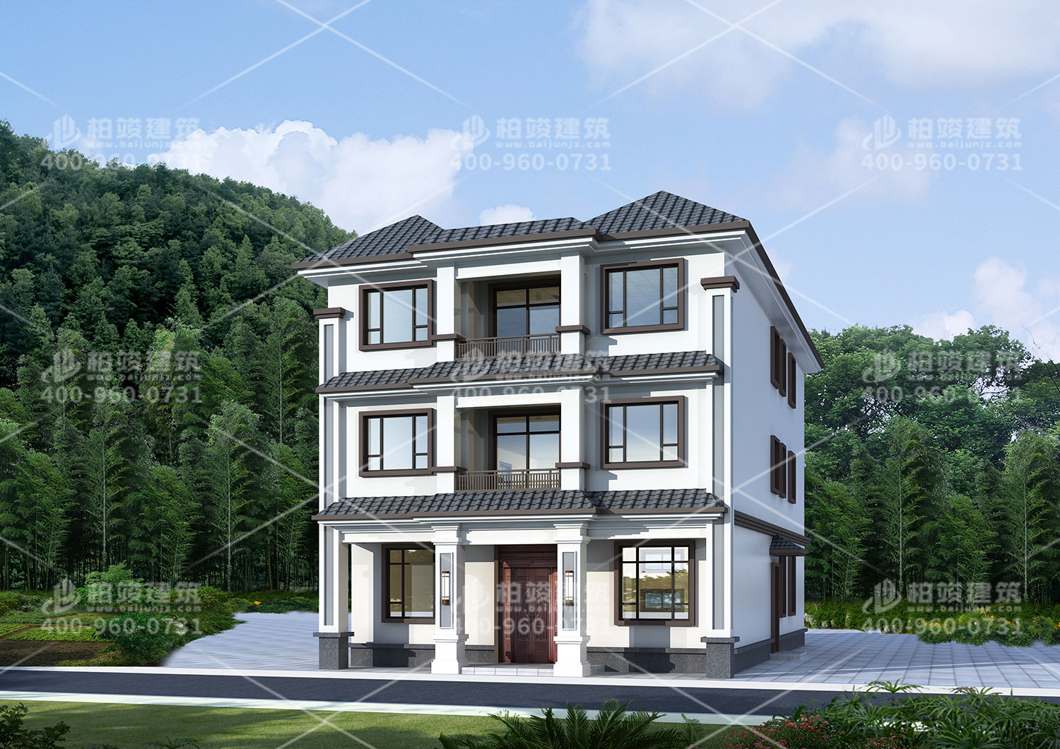 農(nóng)村自建小別墅設(shè)計(jì)，帶小賣部建筑完成就賺到了。