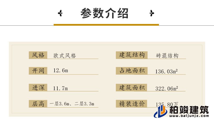 歐式風(fēng)格豪華自建房B1001-簡(jiǎn)歐風(fēng)格